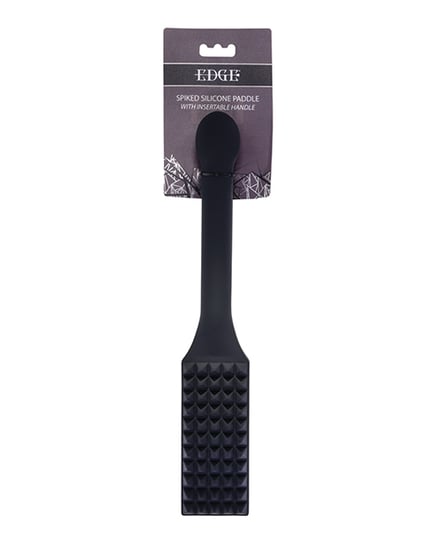 Edge Spiked Silicone Paddle – Black by Edge product image