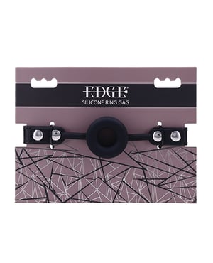 Edge Silicone Ring Gag – Black by Edge product image