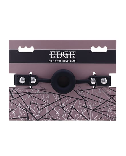 Edge Silicone Ring Gag – Black by Edge product image