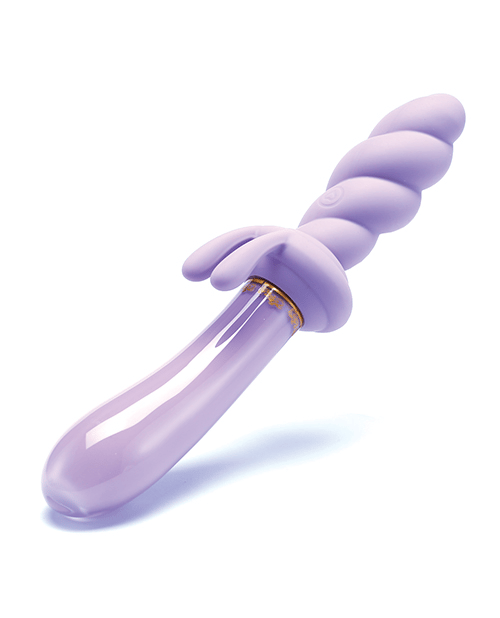 Cristal Jade Twist Glass Rabbit by Cristal product image