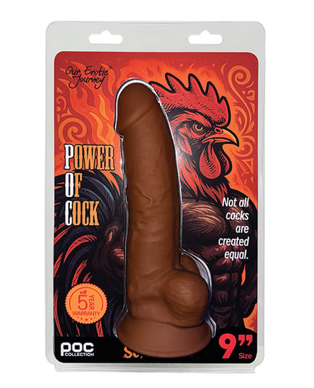 Power of Cock 9″ Dildo – Brown by Power of Cock product image