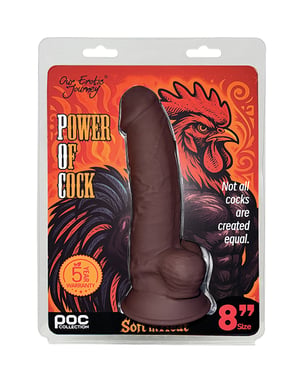Power of Cock 8″ Dildo – Dark Brown by Power of Cock product image