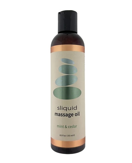 Sliquid Balance Massage Oil – 8.5 oz Cedar Mint by Sliquid product image
