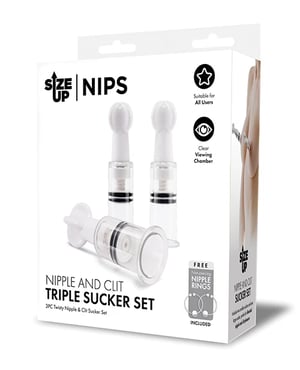 Size Up Nipple & Clit Triple Sucker Set by Size Up product image