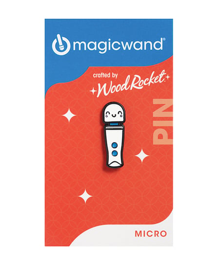 Wood Rocket Magic Wand Kawaii Micro Pin by Wood Rocket product image