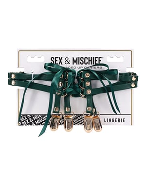 Sex & Mischief Indica Laced Up Garters by Sex & Mischief product image