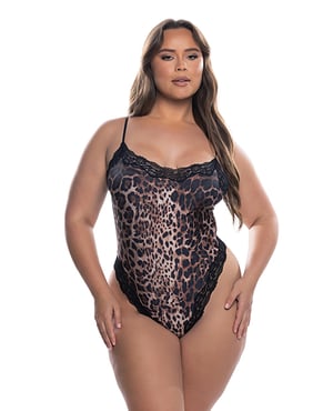 Fierce Lace Teddy – Leopard 1X/2X by Roma Confidential product image