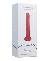 Lovense Gravity Thrusting Dildo – Red by Lovense product image