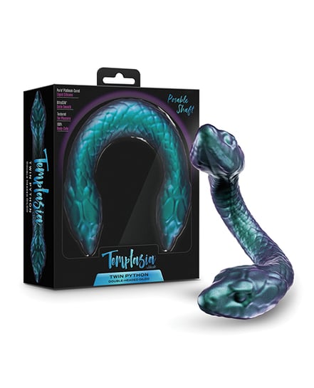 Blush Temptasia Twin Python Double Headed Snake Dildo by Temptasia product image