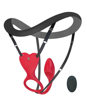 Sublime Cliffhanger Wearable Panty Vibe & Anal Plug w/Penis Access by Sublime product image