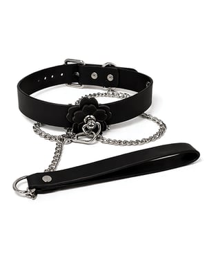Heat Tease Flower Collar – Black/Pink by Heat Tease product image