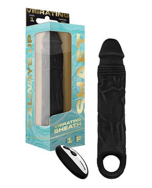 Shaft Vibrating Sheath Size 1 – Black by Shaft product image