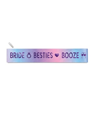 Wood Rocket Bride Besties Booze Sash by Wood Rocket product image