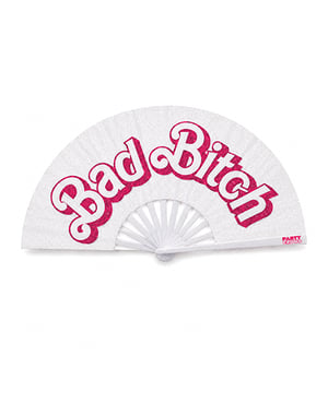 Wood Rocket Bad Bitch Fan – White/Pink by Wood Rocket product image