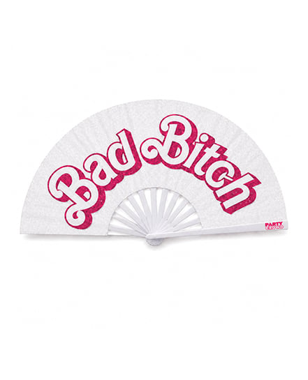 Wood Rocket Bad Bitch Fan – White/Pink by Wood Rocket product image