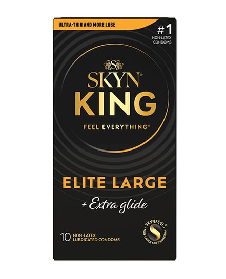 Lifestyles SKYN King Elite Large Ultra Thin & Extra Glide – Box of 10 by SKYN product image