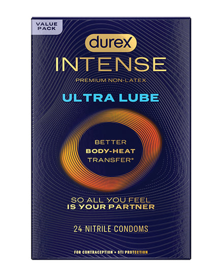 Durex Intense Ultra Lube Condoms – Box of 24 by Durex product image