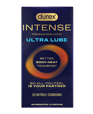 Durex Intense Ultra Lube Condoms – Box of 10 by Durex product image