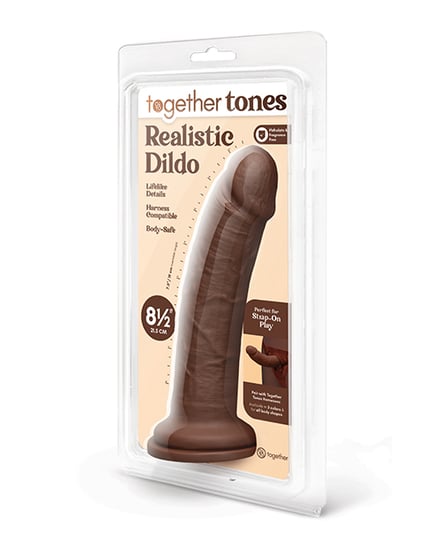 Together 8.5″ Realistic Dildo – Dark by Together product image