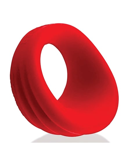 Hunky Junk Expander Slimmer Scoop Cockring – Red Velvet by Hunky Junk product image