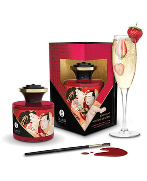 Shunga Body Paint – 1.7 oz Sparkling Strawberry Wine by Shunga product image