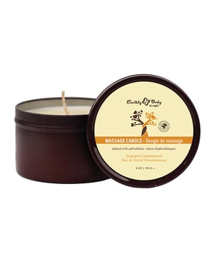 Earthly Body at Night Candle – Grapefruit Sandalwood 6 oz by Earthly Body product image