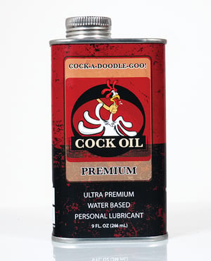 Cock Oil Water Based Lubricant – Metal Can 9 oz by Cock Oil product image
