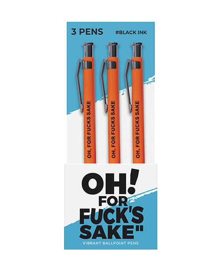 Wood Rocket Oh For Fucks Sake Pens – 3 Pack by Wood Rocket product image