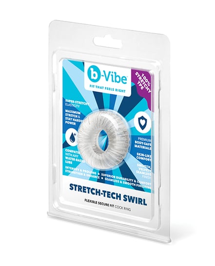 b-Vibe Stretch-Tech Ultra Stretchy Cock Ring by b-vibe product image