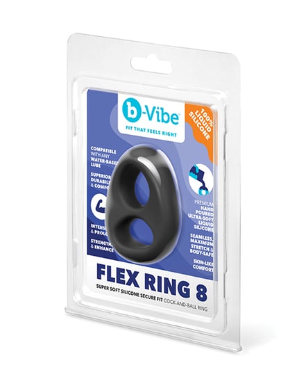 b-Vibe Flex Ring Eight Silicone Cock Ring by b-vibe product image