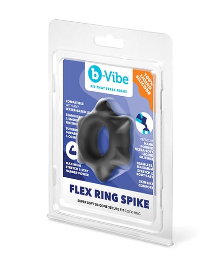 b-Vibe Flex Ring Spike Silicone Cock Ring by b-vibe product image