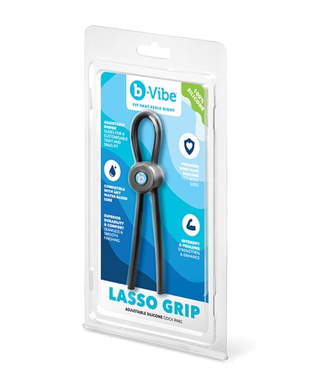 b-Vibe Lasso Grip Fully Adjustable Silicone Cock Ring by b-vibe product image