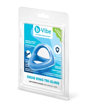 b-Vibe Sung Ring Tri-Sling Silicone Cock Ring by b-vibe product image