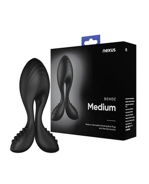 Nexus Bendz Plug Medium – Black by Nexus product image