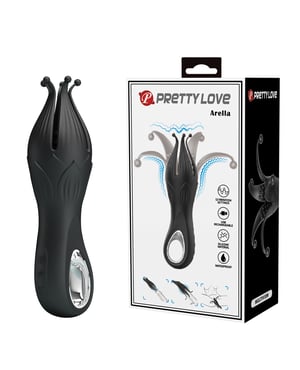 Pretty Love Arella Multi Petal Stimulator – Black by Pretty Love product image