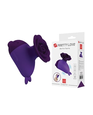 Pretty Love Dolphin Finger Vibe – Purple by Pretty Love product image