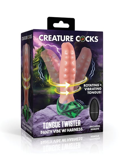 Creature Cocks Tongue Lasher Panty Vibe w/Harness by Creature Cocks product image