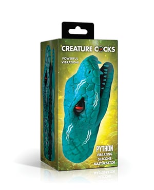 Creature Cocks Python Vibrating Silicone Masturbator by Creature Cocks product image