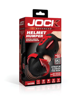 Curve Toys Jock Advanced Helmet Humper Gyrating & Vibrating Masturbator by Curve Toys product image