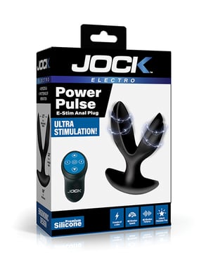 Curve Toys Jock Electro Power Pulse E-Stim Anchor Anal Plug by Curve Toys product image