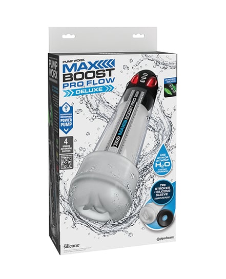 Pump Worx Max Boost Pro Flow Deluxe Kit – Black by Pump Worx product image