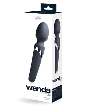 VeDO Wanda Rechargeable Wand – Just Black by Vedo product image