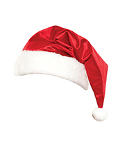 Holiday Santa Hat Red/White O/S