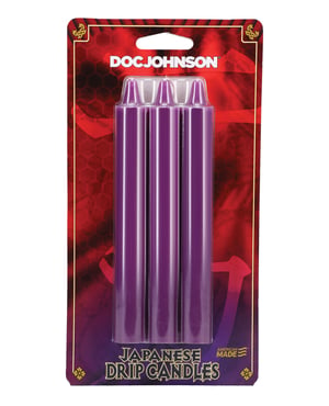 Japanese Drip Candles – Black by Doc Johnson product image