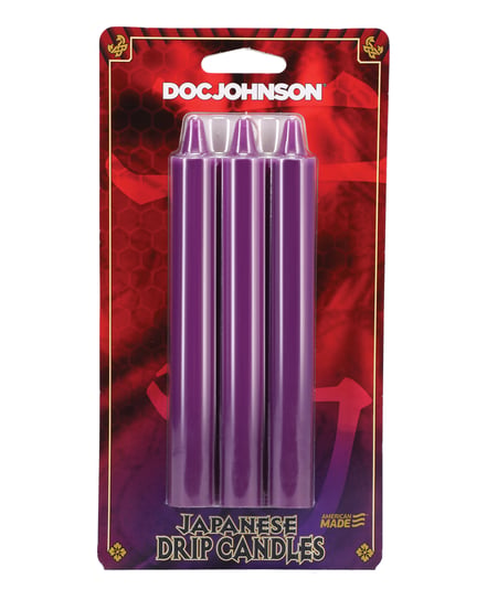 Japanese Drip Candles – Black by Doc Johnson product image