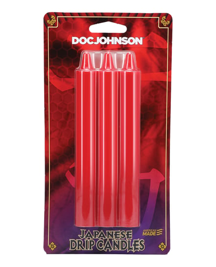 Japanese Drip Candles – Red by Doc Johnson product image