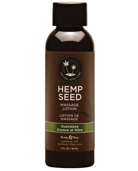 Earthly Body Hemp Seed Massage Lotion – 2 oz Guavalava by Earthly Body product image
