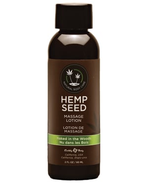 Earthly Body Hemp Seed Massage Lotion – 2 oz Naked in the Woods by Earthly Body product image