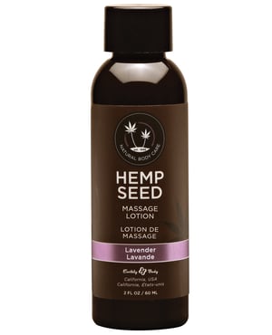 Earthly Body Hemp Seed Massage Lotion – 2 oz Lavender by Earthly Body product image