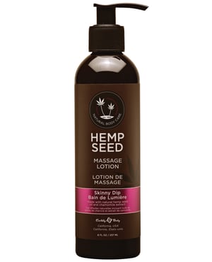 Earthly Body Hemp Seed Massage Lotion – 8 oz Skinny Dip by Earthly Body product image